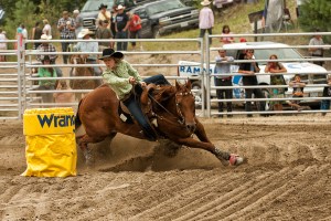 Concentrating and holding on.