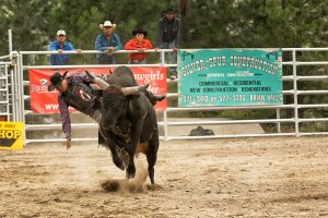 I don't think riding sidesaddle is appropriate.     