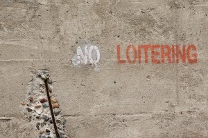 No Loitering