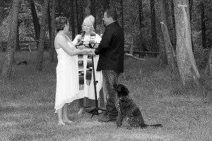wedding vows with dog