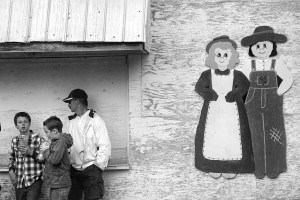 Waiting against the wall