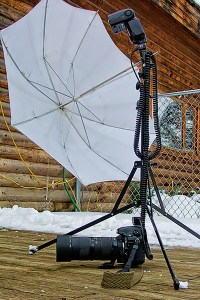 Outdoor lighting kit